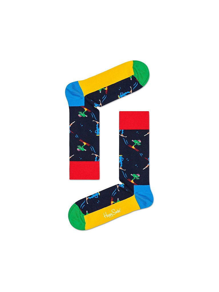 HAPPY SOCKS Damen-Socken Skier 36-40 bunt