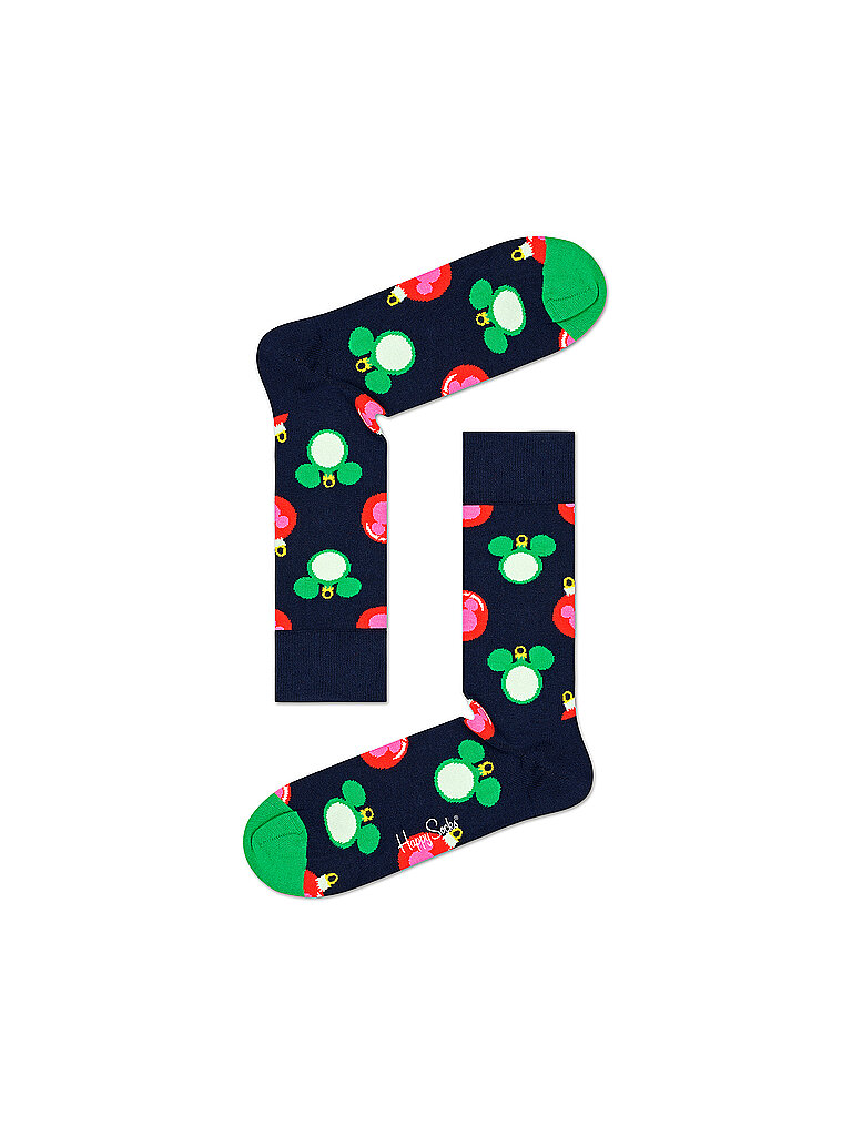 HAPPY SOCKS Weihnachts-Socken Baubleicious bunt
