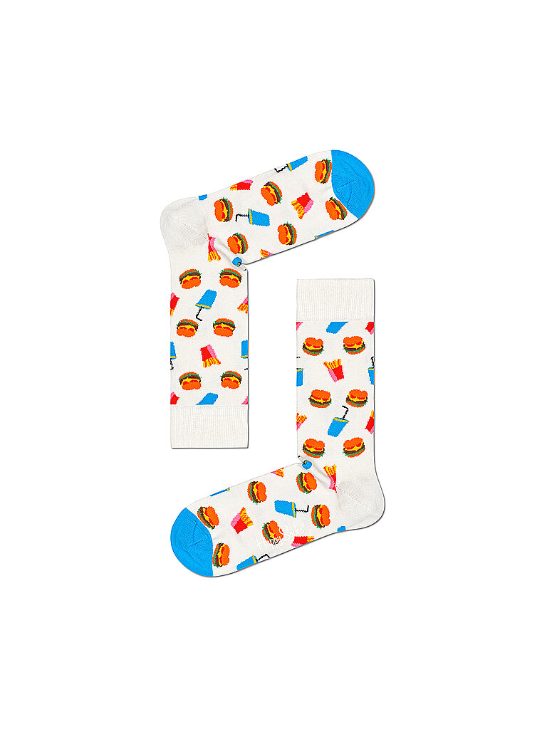 HAPPY SOCKS Damen Socken 36-40 Burger bunt