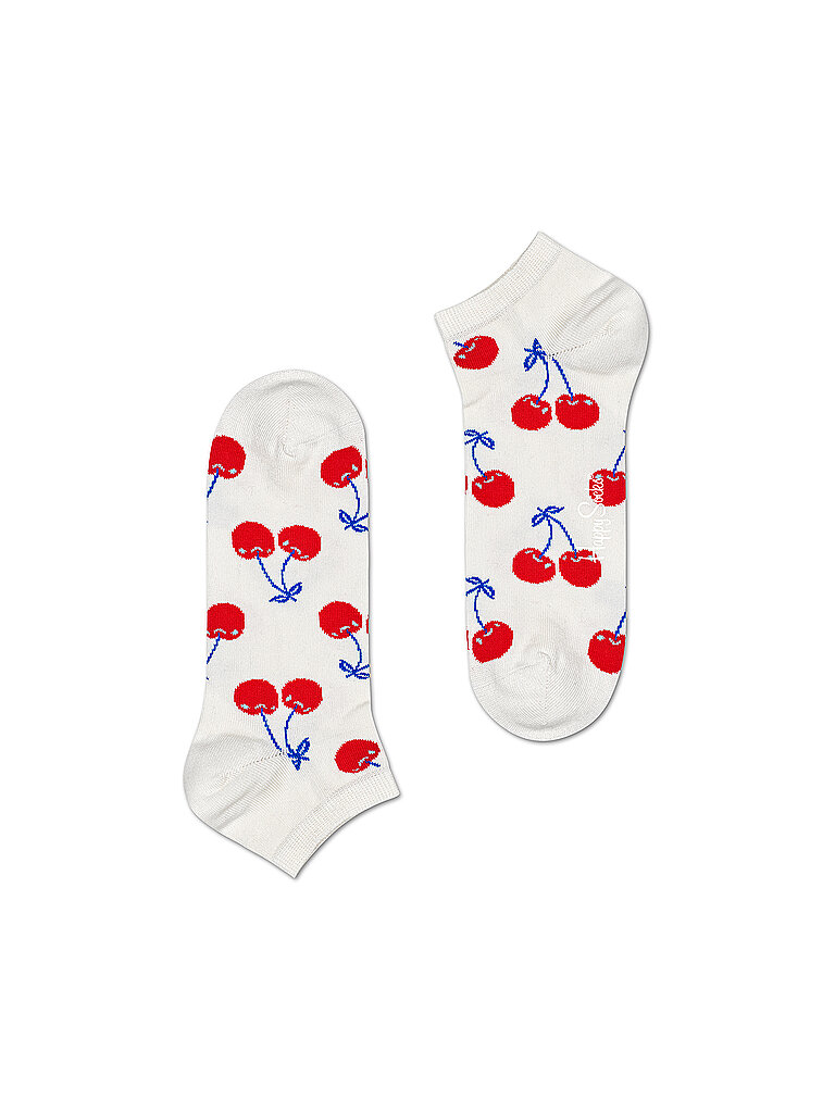 HAPPY SOCKS Damen Sneakersocken 36-40 Cherry bunt