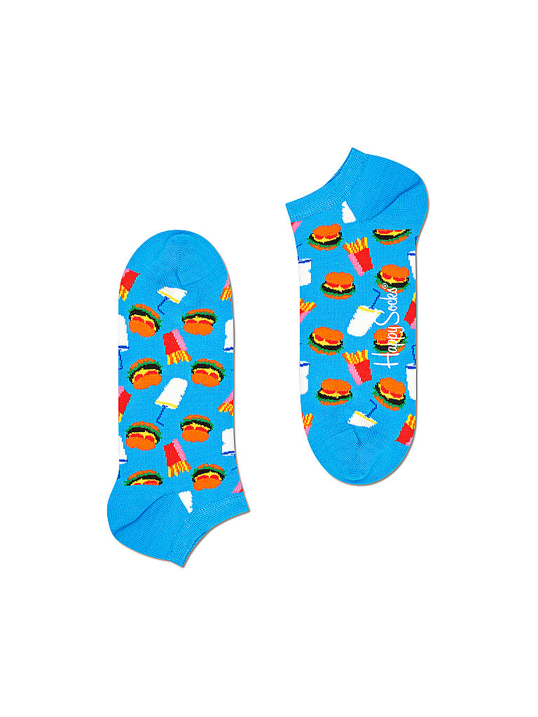 HAPPY SOCKS Damen Sneakersocken 36-40 Burger bunt