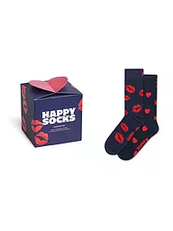 HAPPY SOCKS | Damen Geschenkset 2er Pkg. VALENTINES 36-40 blue | dunkelblau