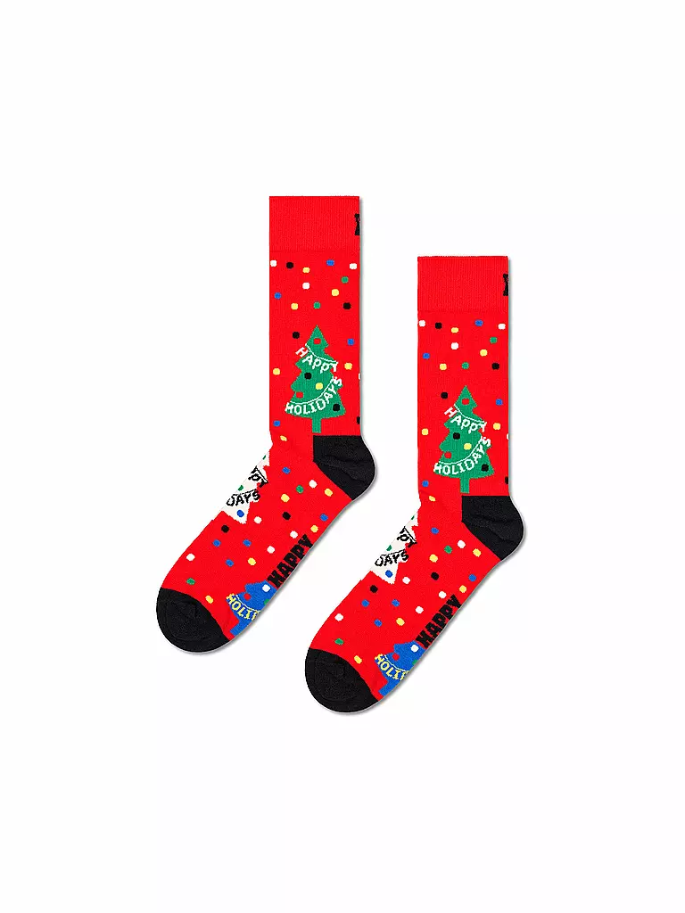 HAPPY SOCKS | Damen Geschenkset 3er Pkg. HOLIDAY 36-40 green | Grün