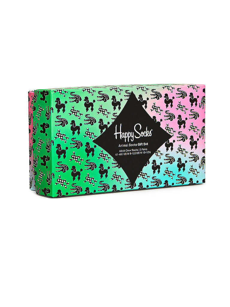 HAPPY SOCKS | Damen Geschenkset Socken ANMAL 3-er Pkg. 36-40 multi | bunt