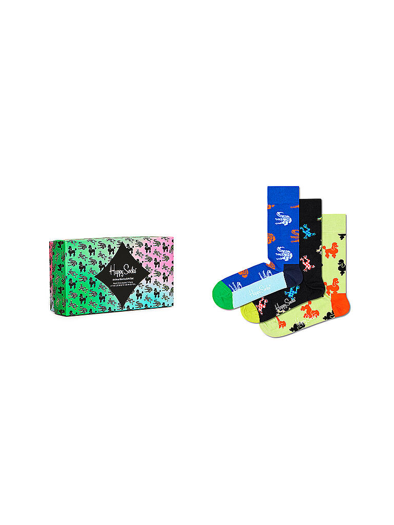 HAPPY SOCKS | Damen Geschenkset Socken ANMAL 3-er Pkg. 36-40 multi | bunt