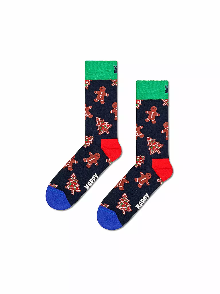 HAPPY SOCKS | Damen Geschenkset X-MAS 3-er Pkg 36-40 navy | dunkelblau