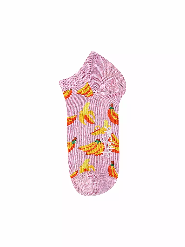 HAPPY SOCKS | Damen Sneaker Socken BANANA 36-40 pink | rosa