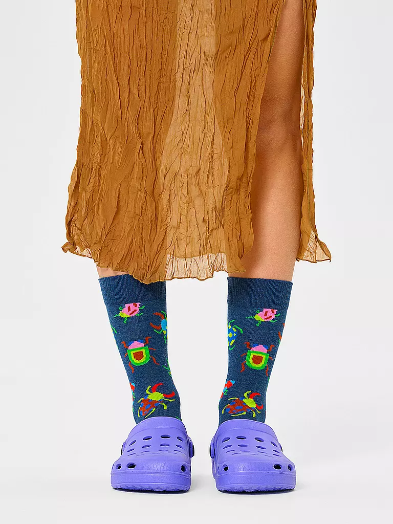 HAPPY SOCKS | Damen Socken 36-40 BUGS navy | dunkelblau