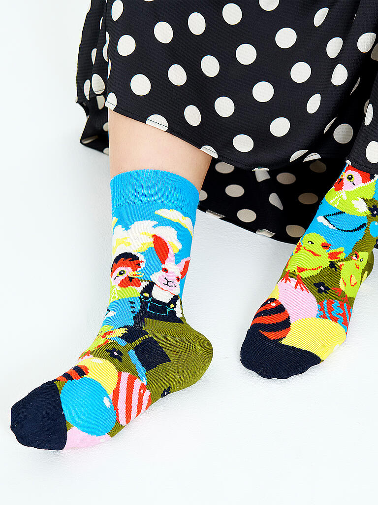 HAPPY SOCKS | Damen Socken 36-40 Easter Egg | bunt