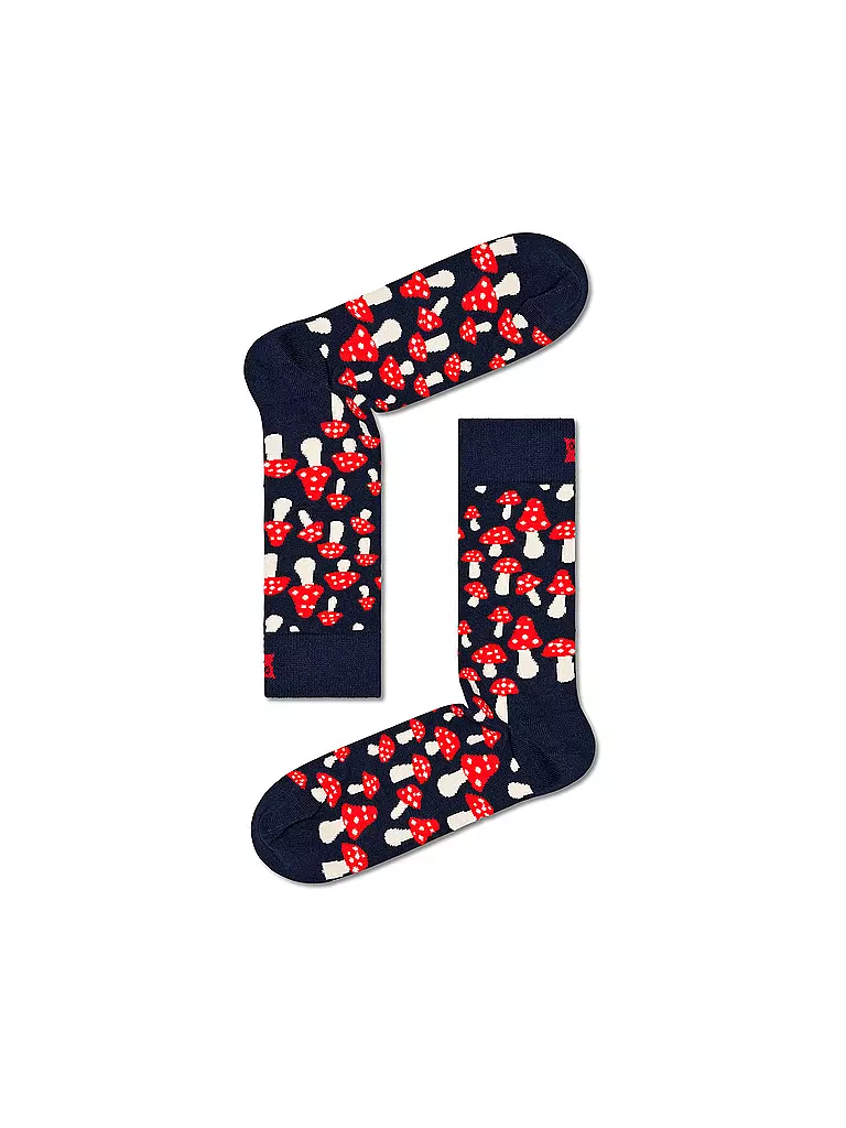 HAPPY SOCKS | Damen Socken 36-40 WILD WEEK 7-er Pkg dark red | bunt
