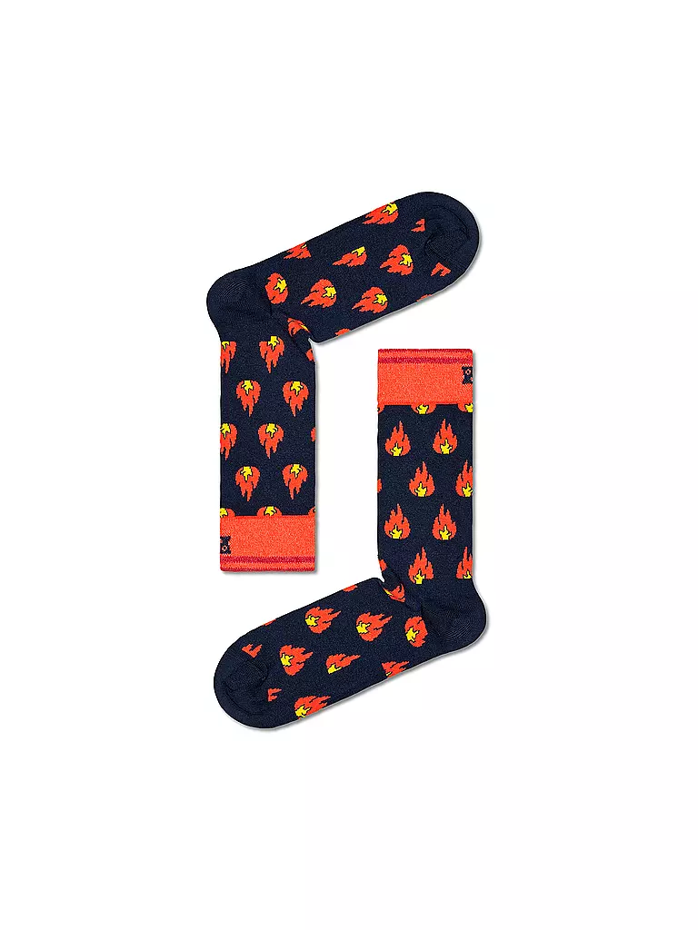 HAPPY SOCKS | Damen Socken 36-40 WILD WEEK 7-er Pkg dark red | bunt