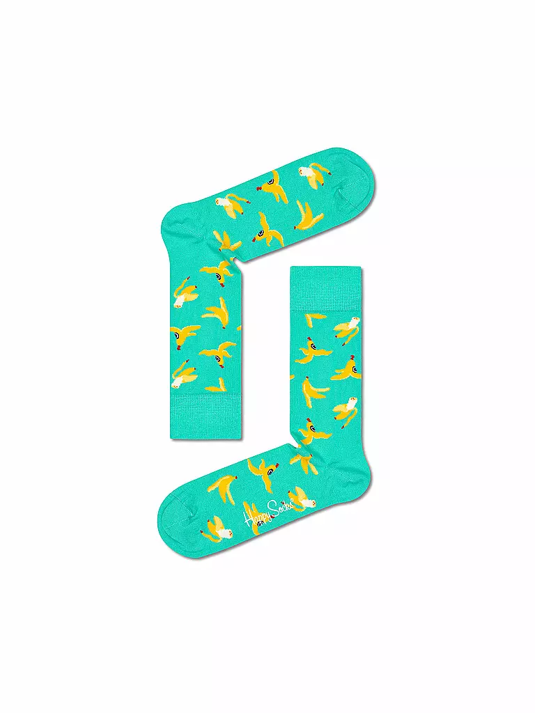 HAPPY SOCKS | Damen Socken BANANA BREAK 36-40 green | grün