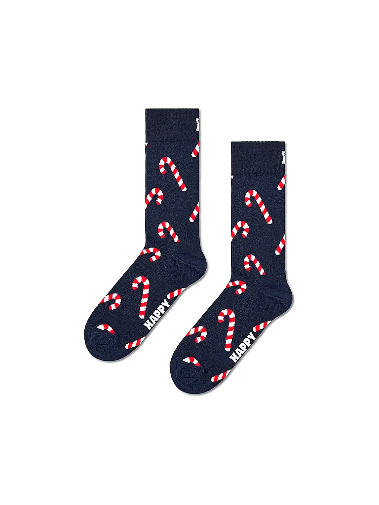 HAPPY SOCKS | Damen Socken CANDY CANE 36-40 navy | 