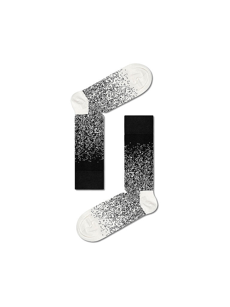 HAPPY SOCKS | Damen Socken Geschenkebox BLACK & WHITE 4er Pkg 36-40 black | schwarz