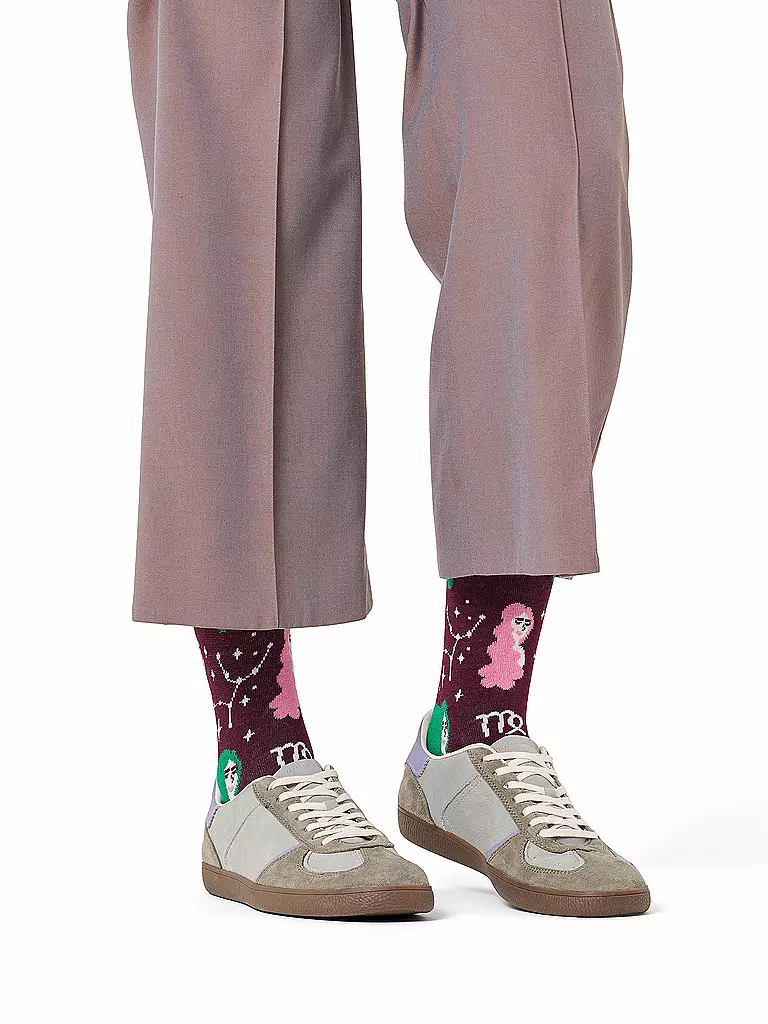 HAPPY SOCKS | Damen Socken JUNGFRAU 36-40 dark red | dunkelrot