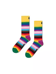 HAPPY SOCKS | Damen Socken PRIDE STRIPE 36-40 yellow | bunt