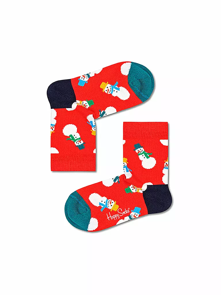 HAPPY SOCKS | Geschenkset Kinder Socken 2-er Set Kids Stripe bunt | schwarz