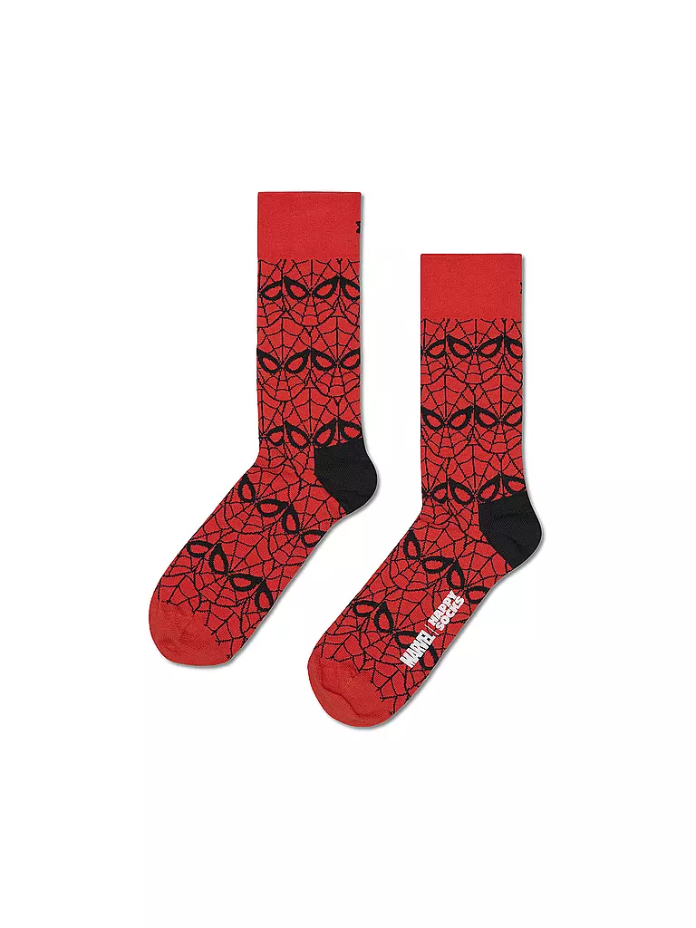 HAPPY SOCKS | Herren Geschenkset 3er Pkg SPIDER MAN 41-46 purple | 