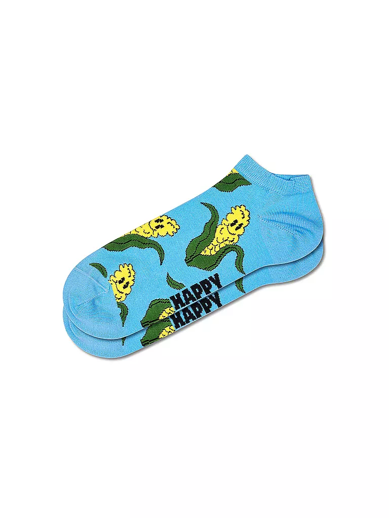 HAPPY SOCKS | Herren Sneaker Socken CORN 41-46 light blue | hellblau