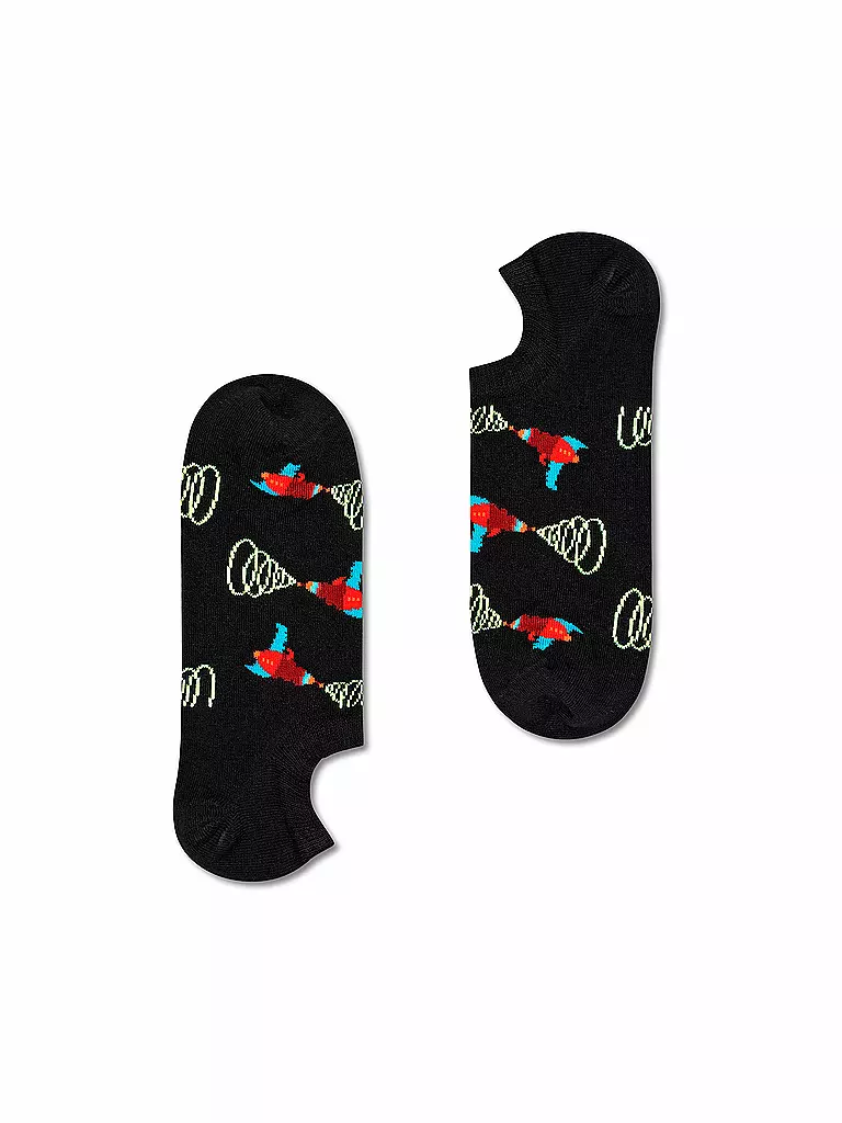 HAPPY SOCKS | Herren Sneaker Socken LAZER QUEST black / multi | schwarz