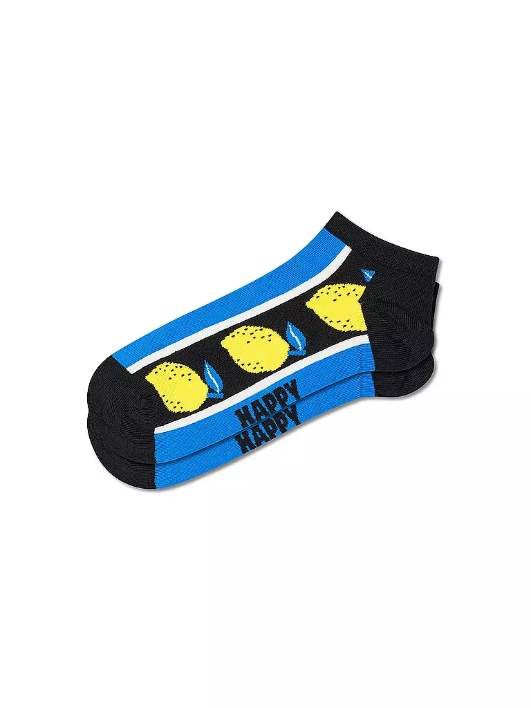 HAPPY SOCKS | Herren Sneaker Socken LEMON 41-46 blue | blau