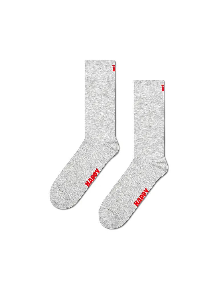 HAPPY SOCKS | Herren Socken 5er Pkg. SOLID 41-46 white | 