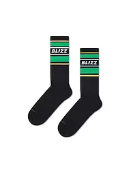 HAPPY SOCKS | Herren Socken BLIZZ SNEAKER 41-46 black | schwarz