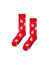 HAPPY SOCKS | Herren Socken KITTEN 41-46 red | rot