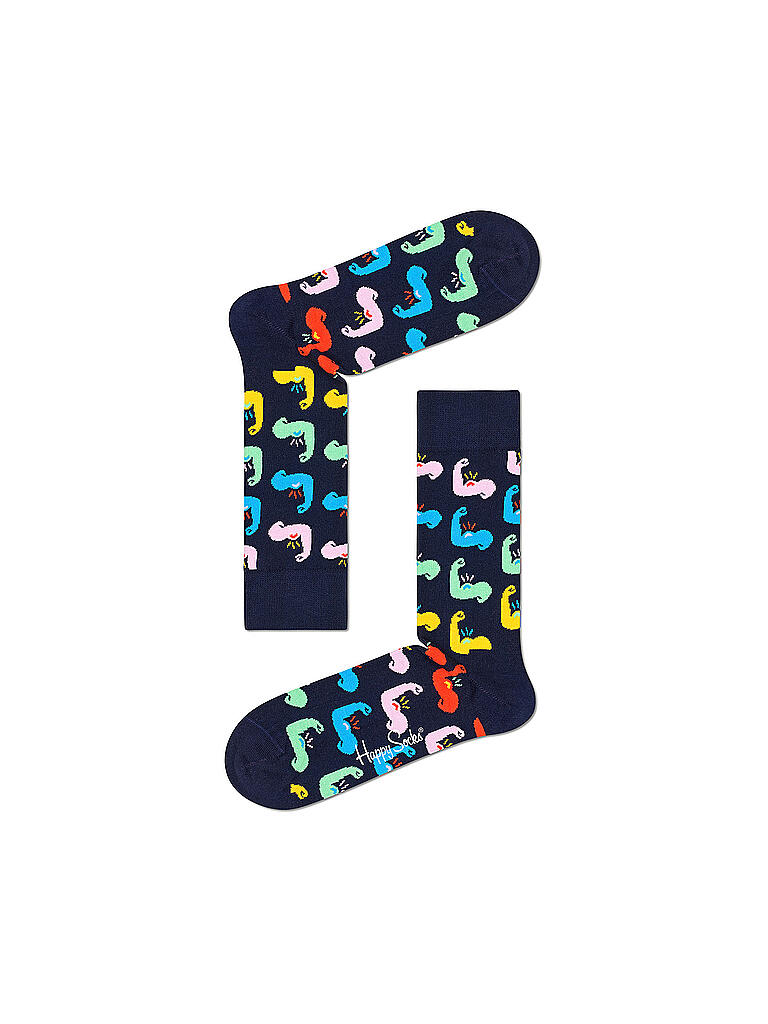Happy Socks Herren Socken Bedruckt Mit Katzen-Muster - Aus Weicher Bio-Baumwolle, Einheitsgröße