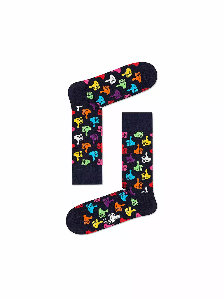 HAPPY SOCKS | Herren Socken THUMBS UP dark blue / navy | dunkelblau