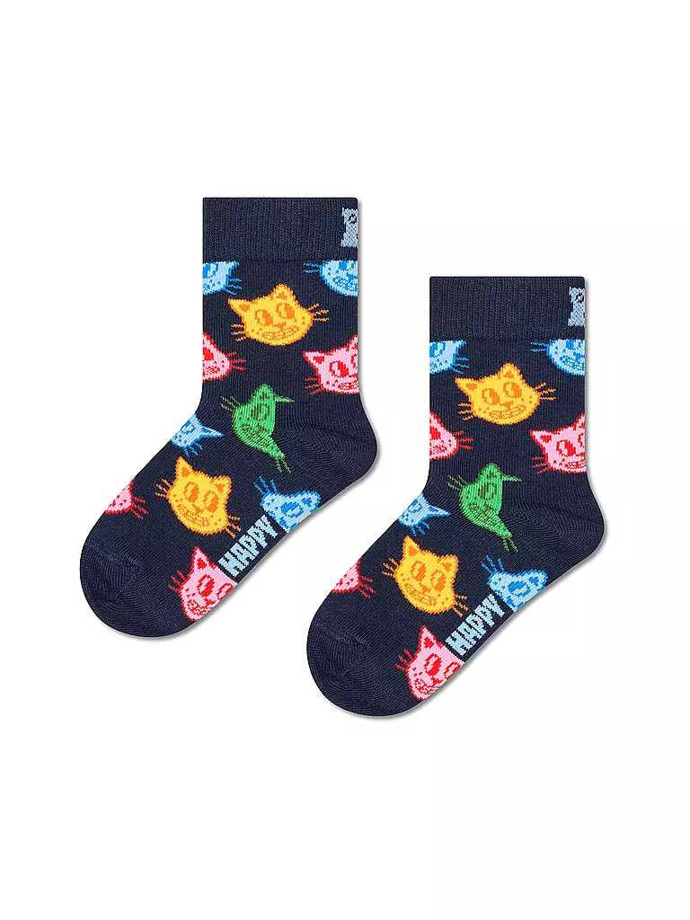 HAPPY SOCKS | Kinder Socken CAT SOCK navy | dunkelblau