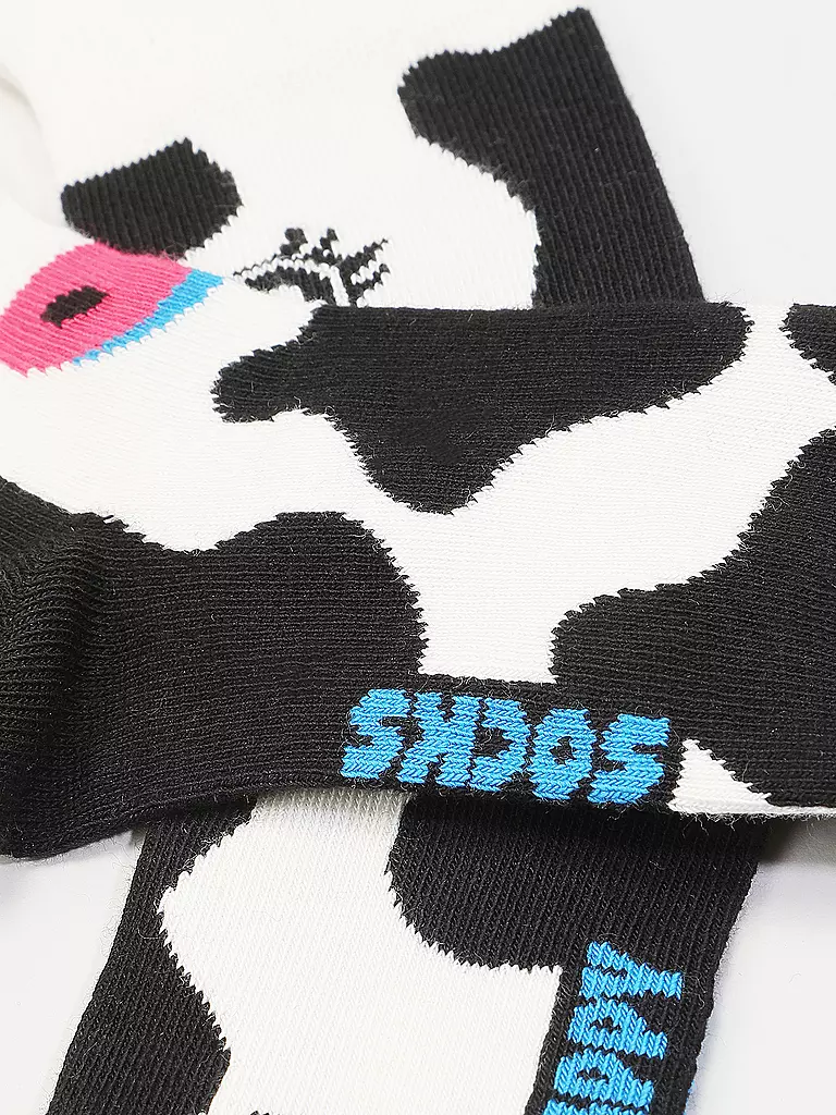 HAPPY SOCKS | Kinder Socken COW black | schwarz