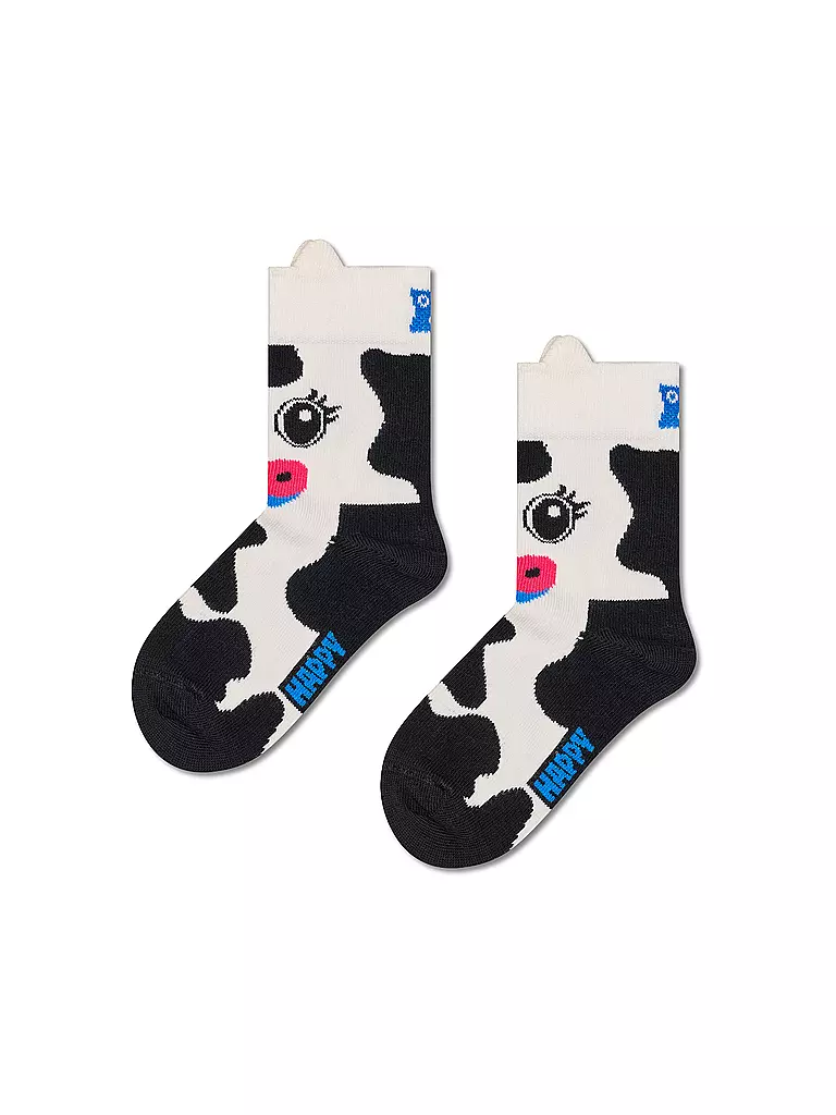 HAPPY SOCKS | Kinder Socken COW black | schwarz