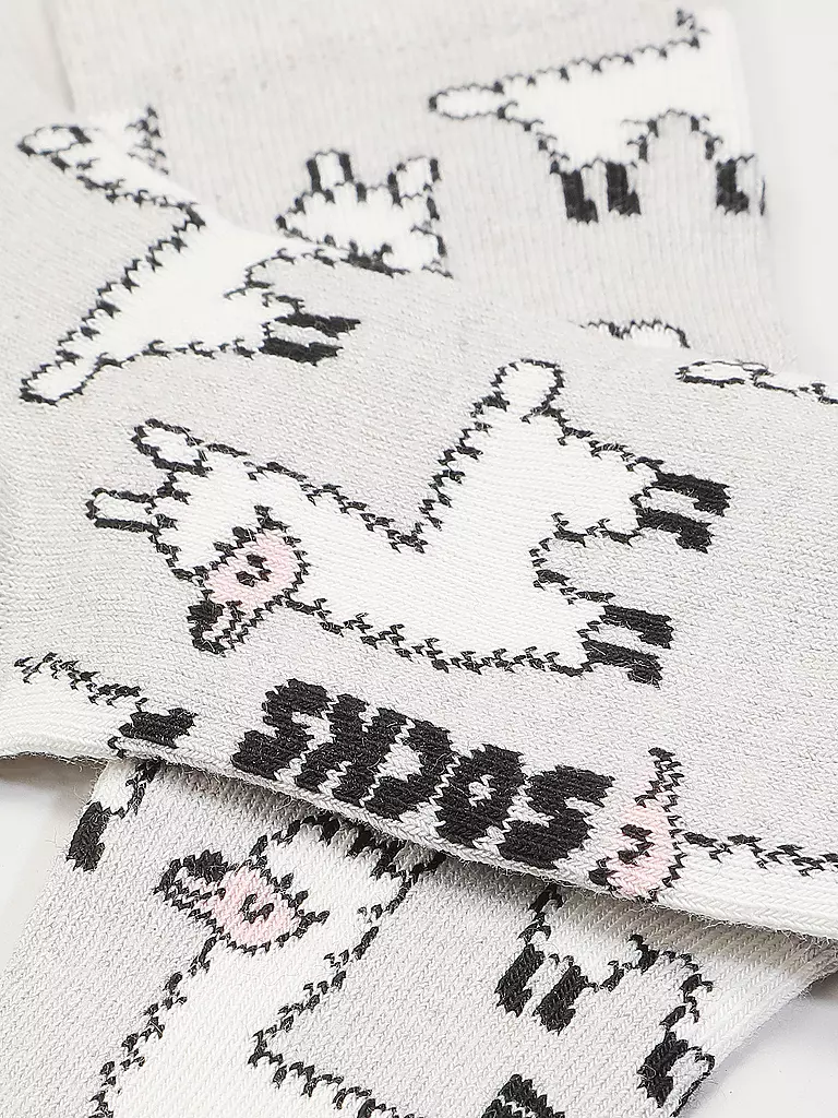 HAPPY SOCKS | Kinder Socken LLAMA grey | hellgrau