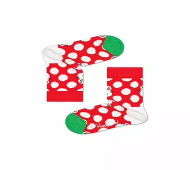 HAPPY SOCKS Kinder Socken SNOWMAN medium red