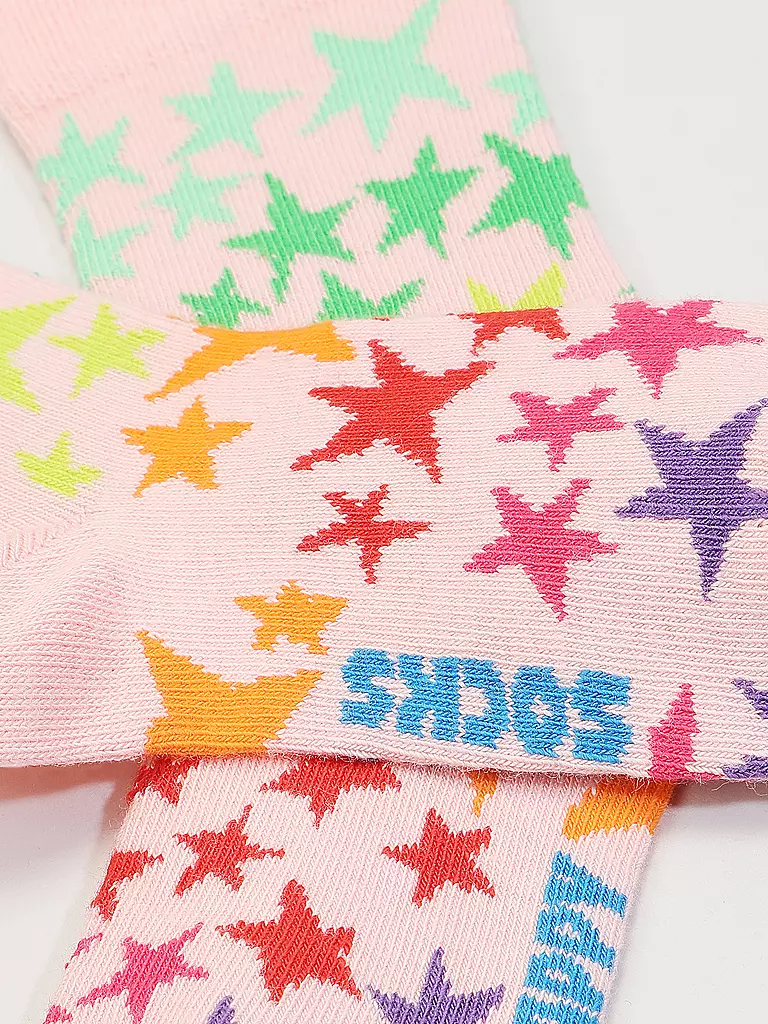 HAPPY SOCKS | Kinder Socken STAR pink | rosa