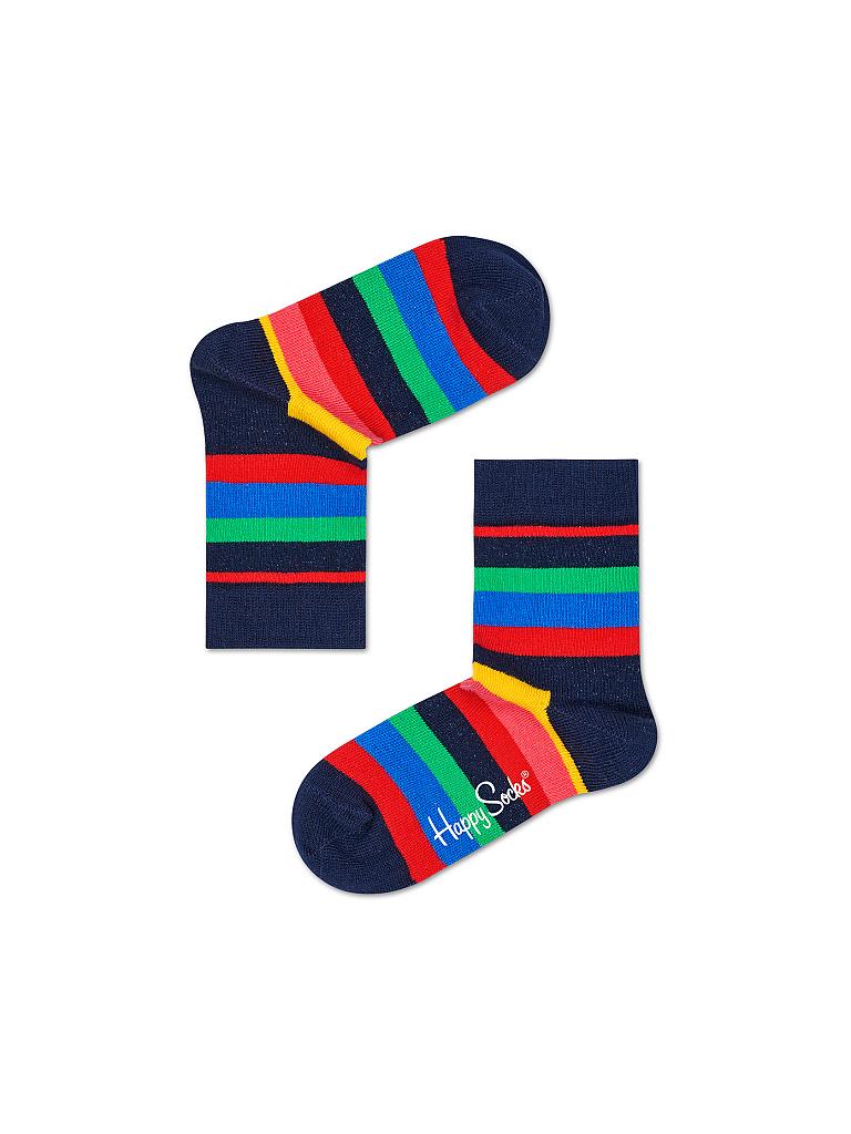 Happy Socks Unisex-Streifensocken – Bunt, Blickdicht, Freizeitsocken