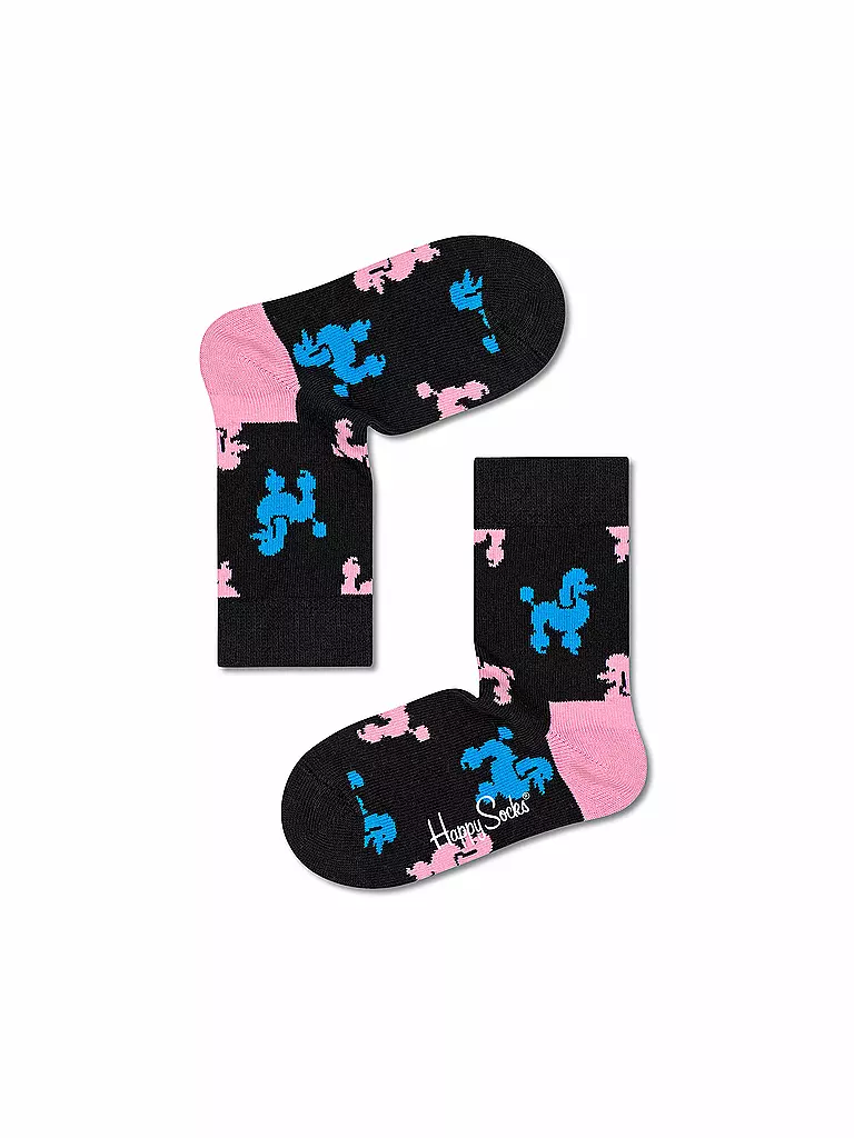 HAPPY SOCKS | Mädchen Socken POODLE black / multi | bunt