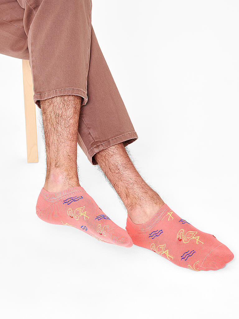 HAPPY SOCKS | Sneaker Socken FLAMINGO NO SHOW 36-40 medium orange | orange