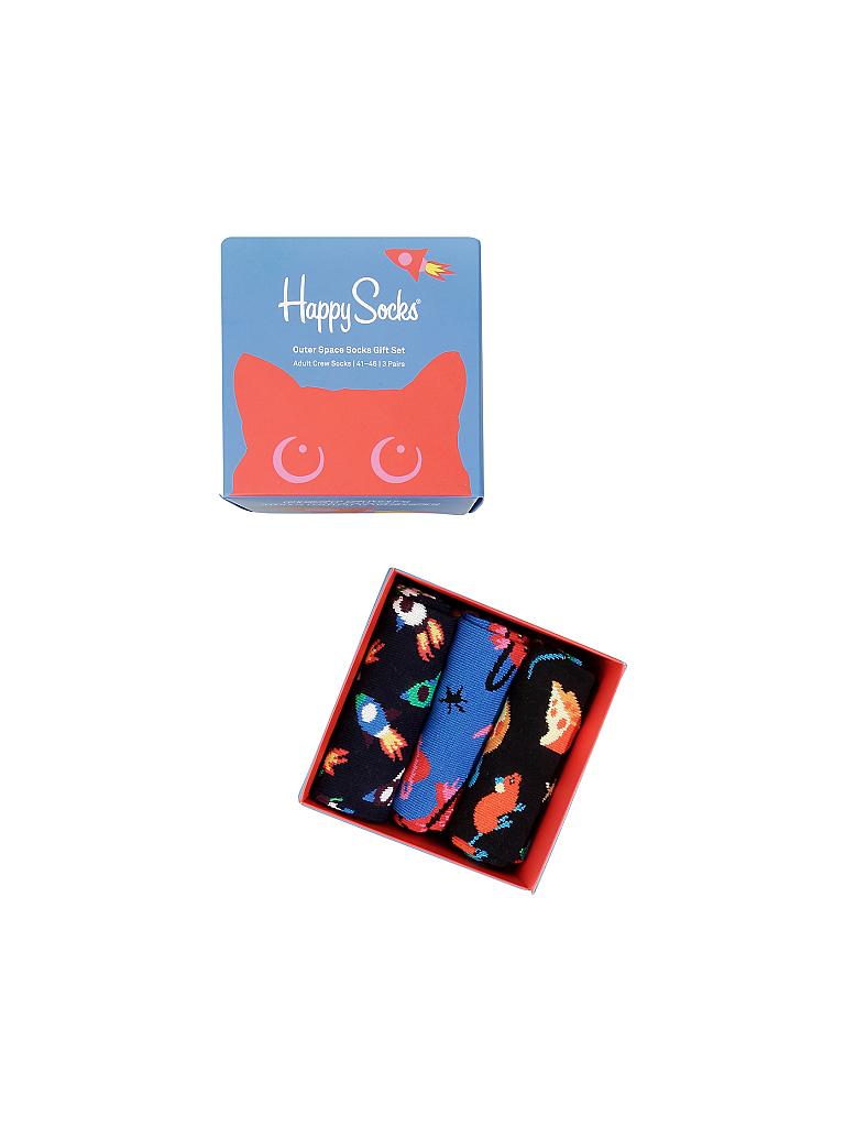 HAPPY SOCKS | Socken Geschenkbox " Outer Space " 3er Pkg.  | bunt