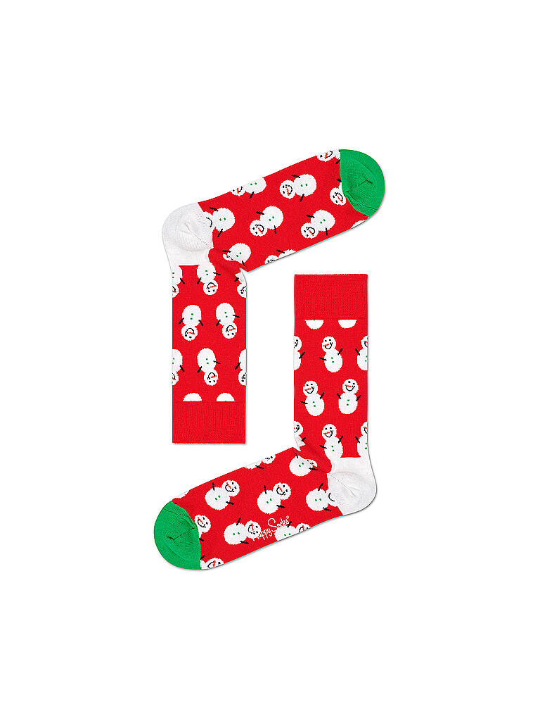 HAPPY SOCKS | Weihnachtssocken Geschenkbox 3er Pkg 36-40 dark blue/navy | blau
