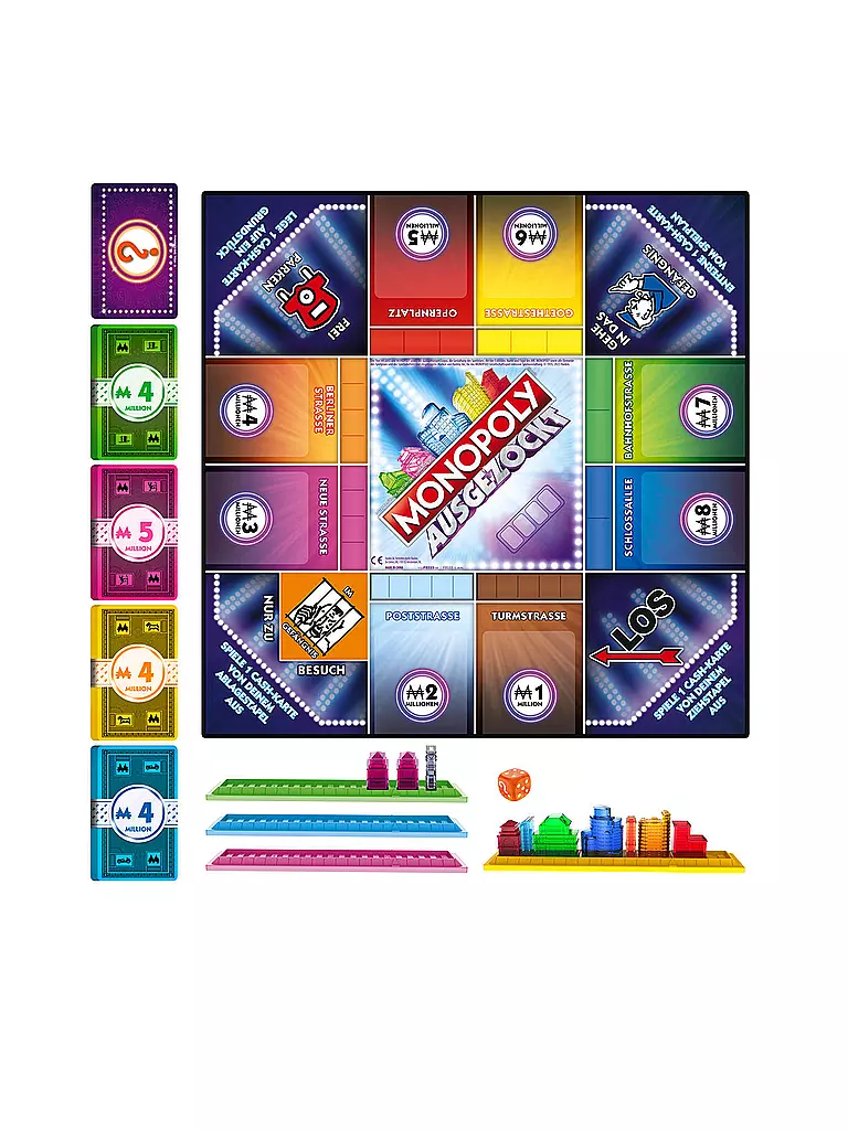 HASBRO |  Brettspiel -  Monopoly Ausgezockt  | keine Farbe