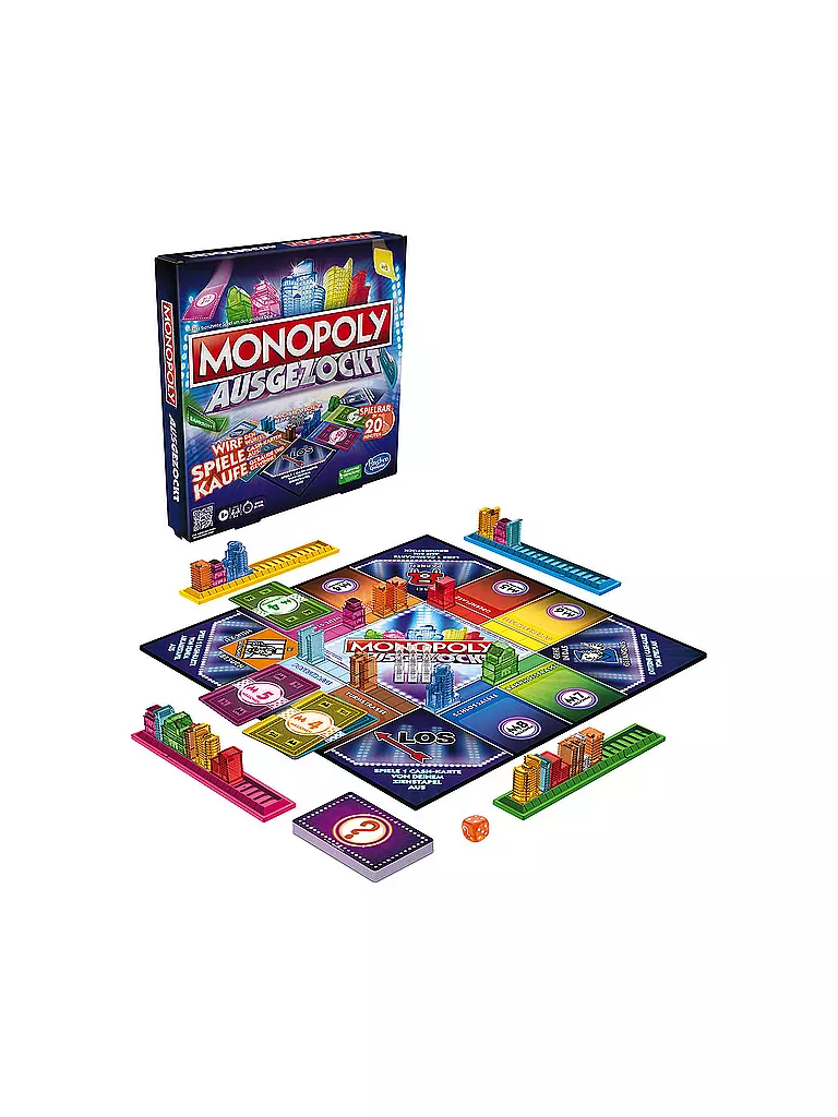 HASBRO |  Brettspiel -  Monopoly Ausgezockt  | keine Farbe