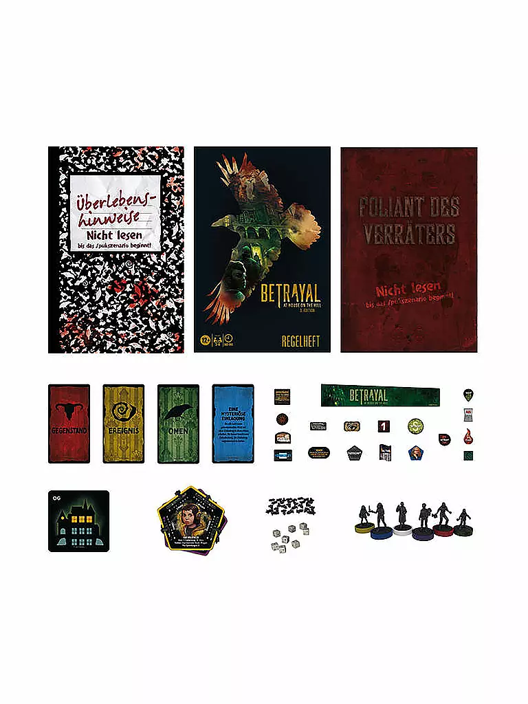 HASBRO | Avalon Hill Betrayal at House on the Hill 3. Edition | keine Farbe