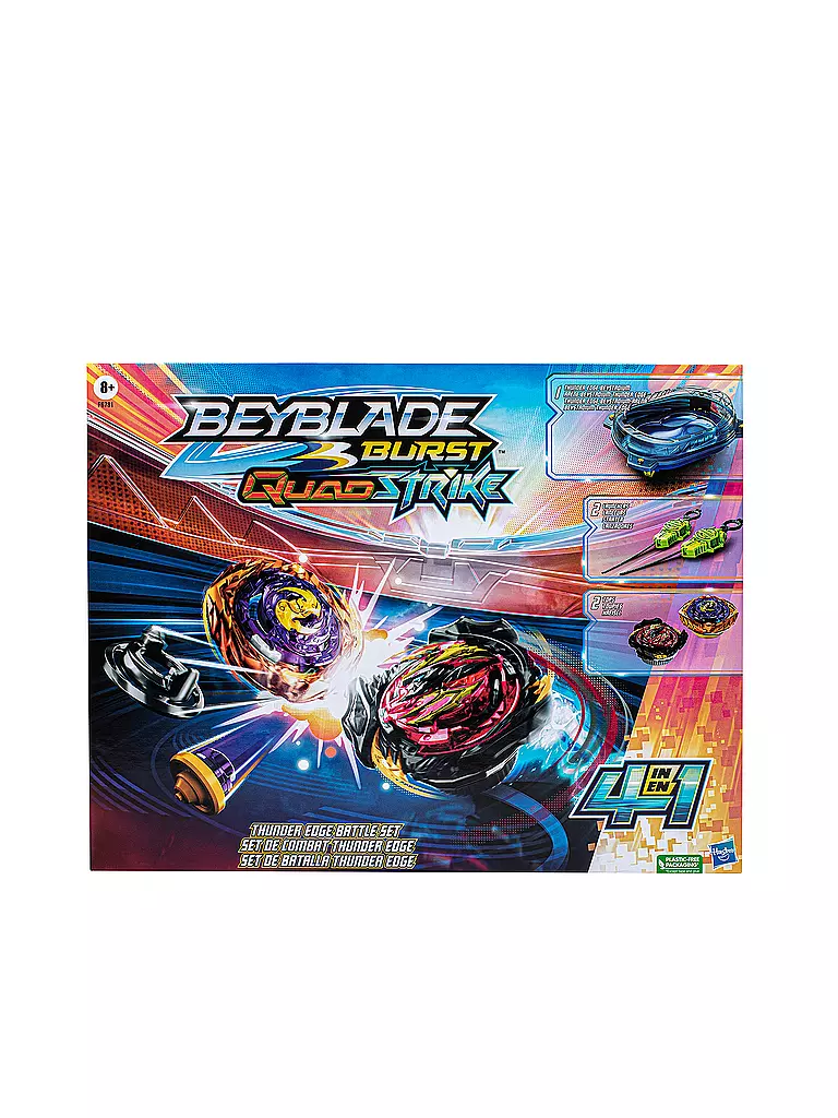 HASBRO | Beyblade Burst QuadStrike Thunder Edge Battle Set | keine Farbe