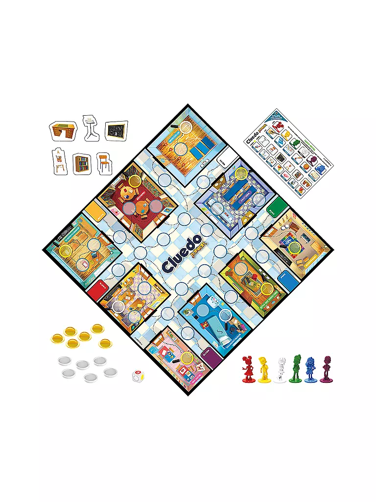 HASBRO | Brettspiel - Cluedo Junior | keine Farbe