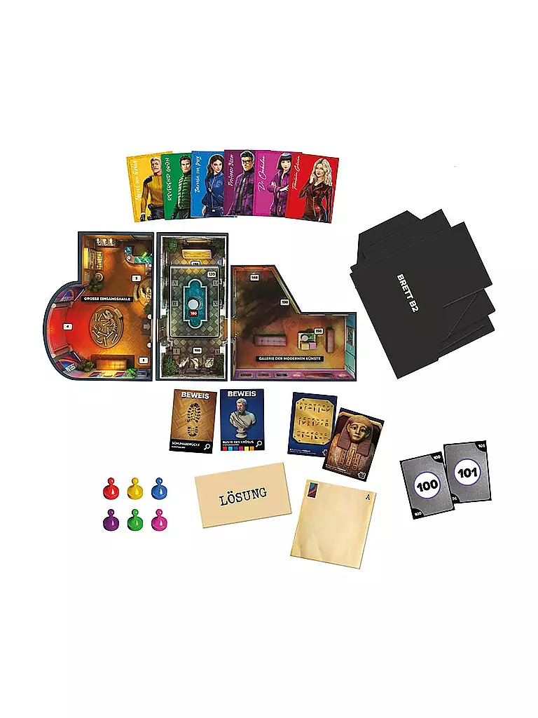 HASBRO | Brettspiel - Cluedo Raub im Museum | keine Farbe