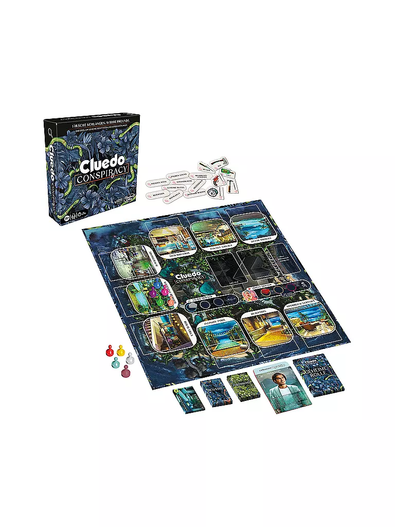 HASBRO | Brettspiel - Cluedo Verschwörung  | keine Farbe