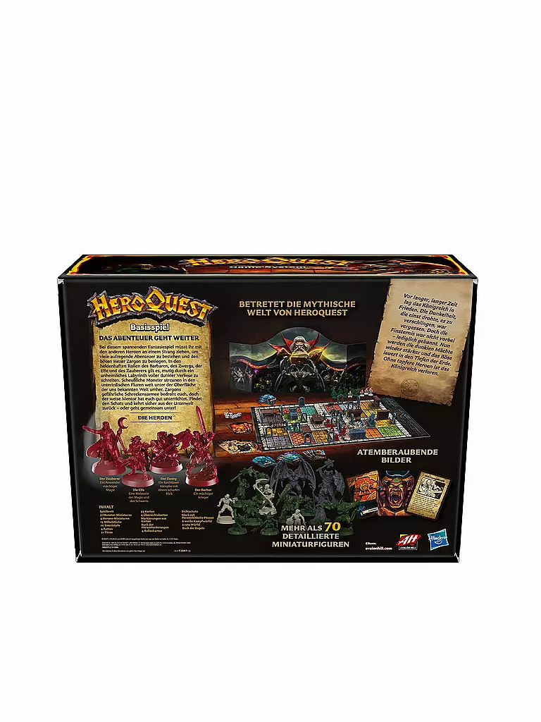 HASBRO | Brettspiel - HeroQuest Basisspiel | keine Farbe