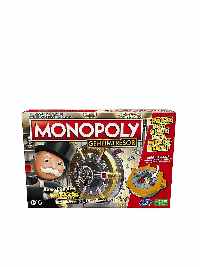HASBRO | Brettspiel - Monopoly Geheimtresor | keine Farbe